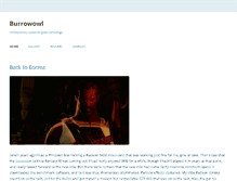 Tablet Screenshot of burrowowl.net